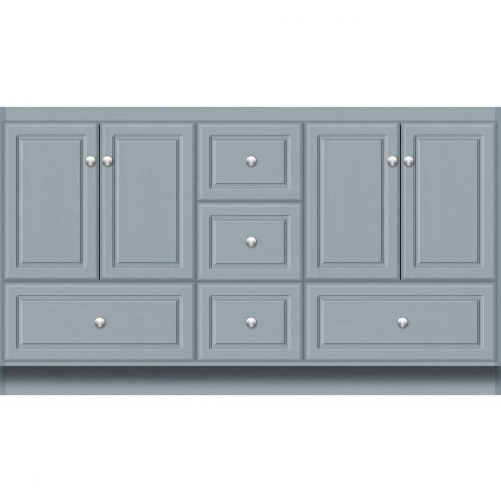 60 X 18 X 34.5 Montlake Vanity Ultra Silver Oak Db