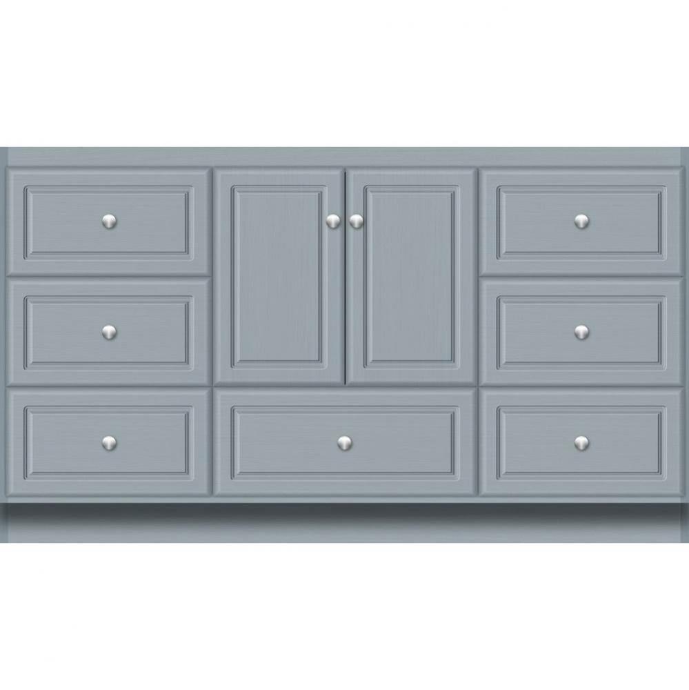 60 X 21 X 34.5 Montlake Vanity Ultra Silver Oak Sb