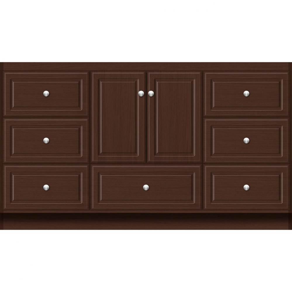 60 X 21 X 34.5 Montlake Vanity Ultra Choc Oak Sb