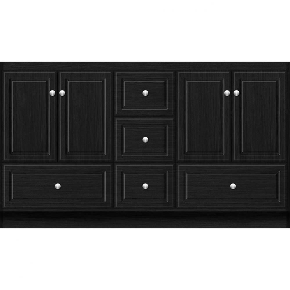 60 X 18 X 34.5 Montlake Vanity Ultra Midnight Oak Db