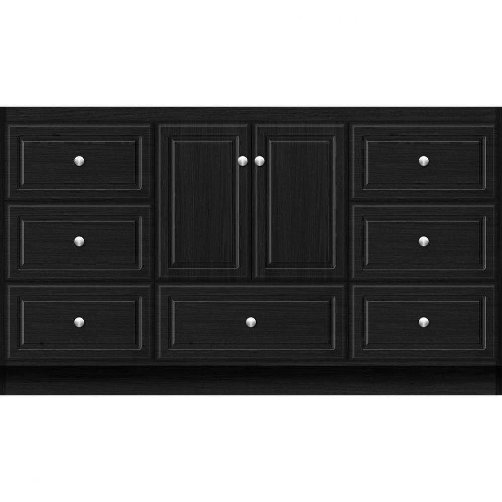 60 X 18 X 34.5 Montlake Vanity Ultra Midnight Oak Sb