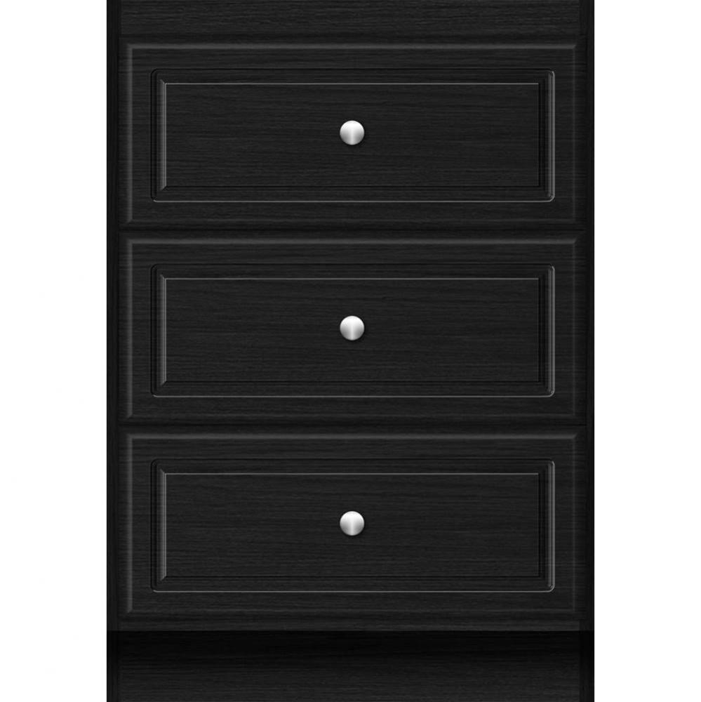 24 X 18 X 34.5 Montlake Drawer Bank Ultra Midnight Oak