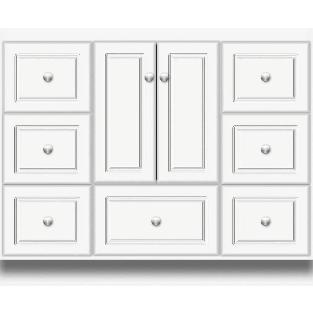 42 X 18 X 34.5 Montlake Vanity Ultra Sat White Sb