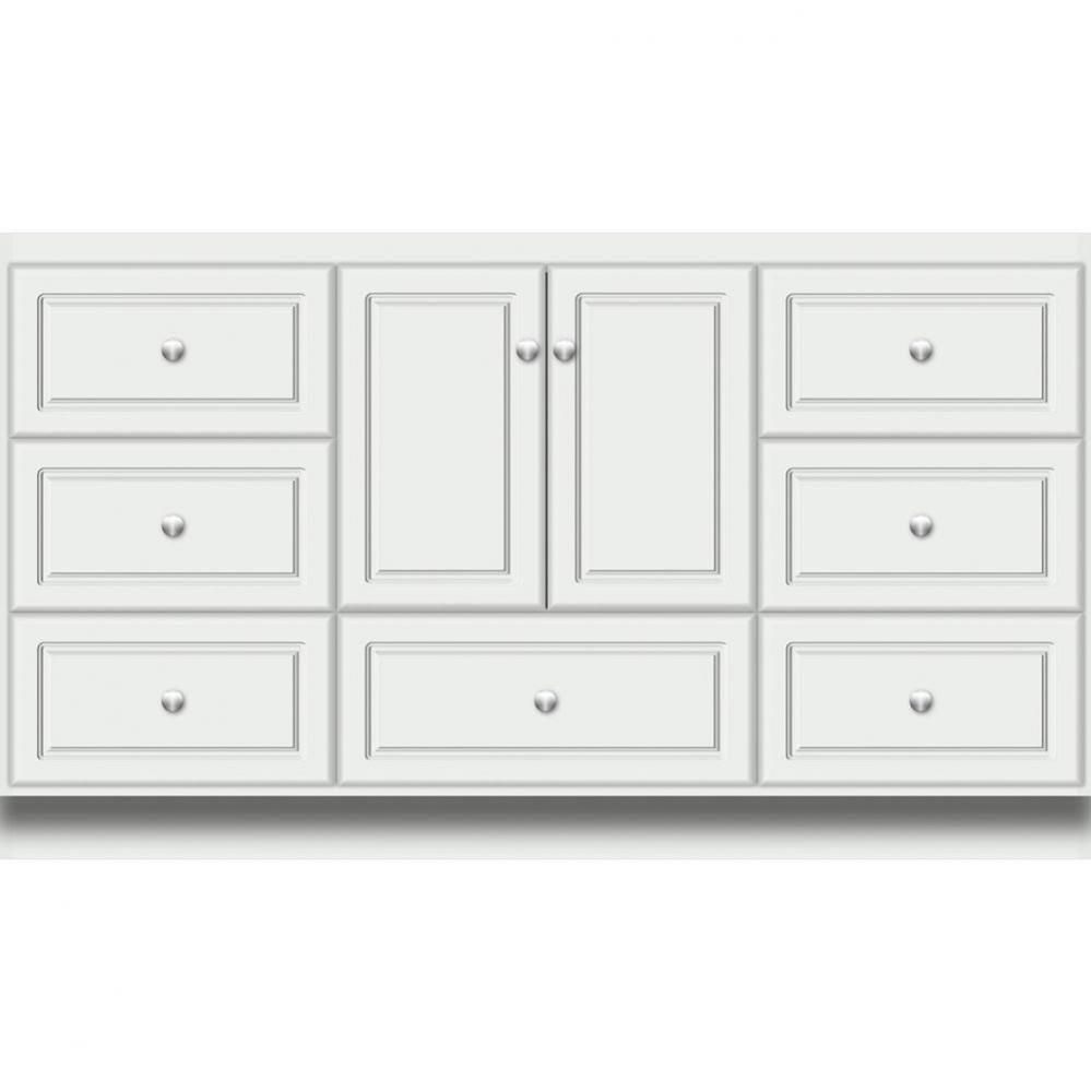 60 X 18 X 34.5 Montlake Vanity Ultra Powder Grey Sb