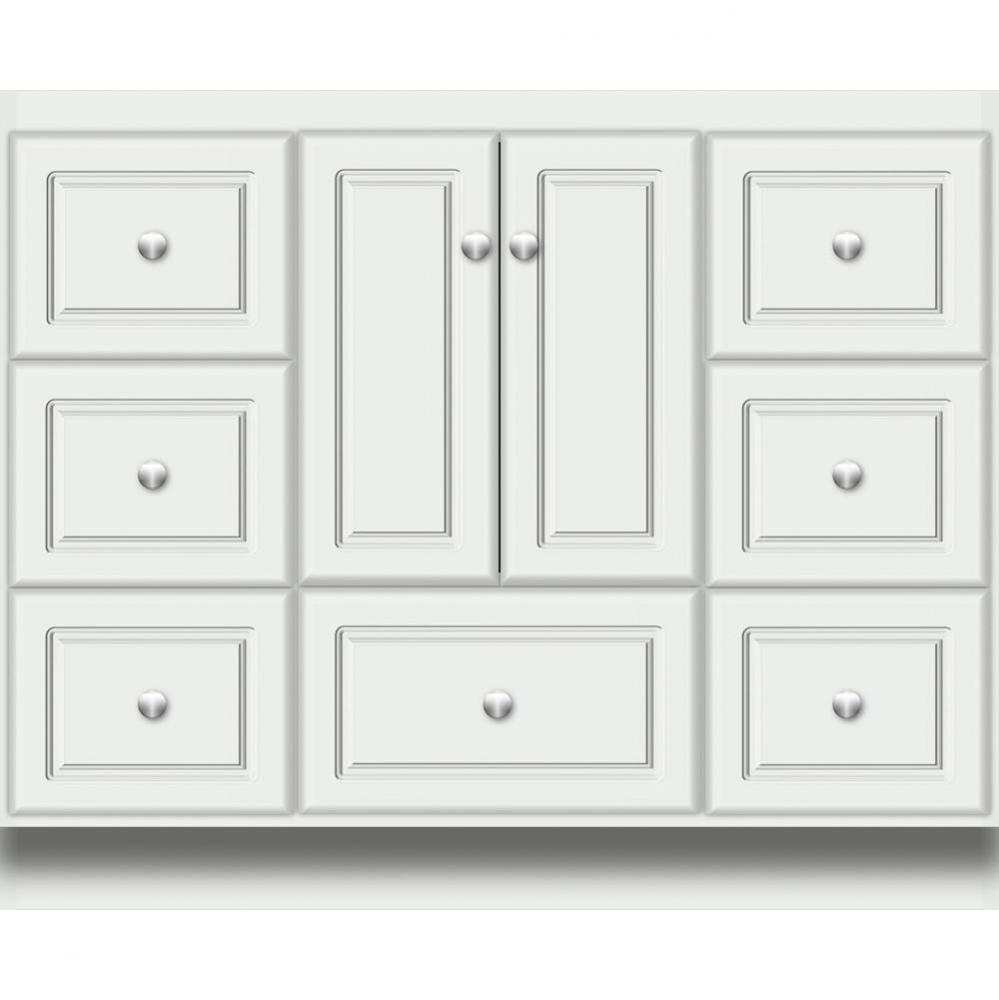 42 X 21 X 34.5 Montlake Vanity Ultra Powder Grey Sb