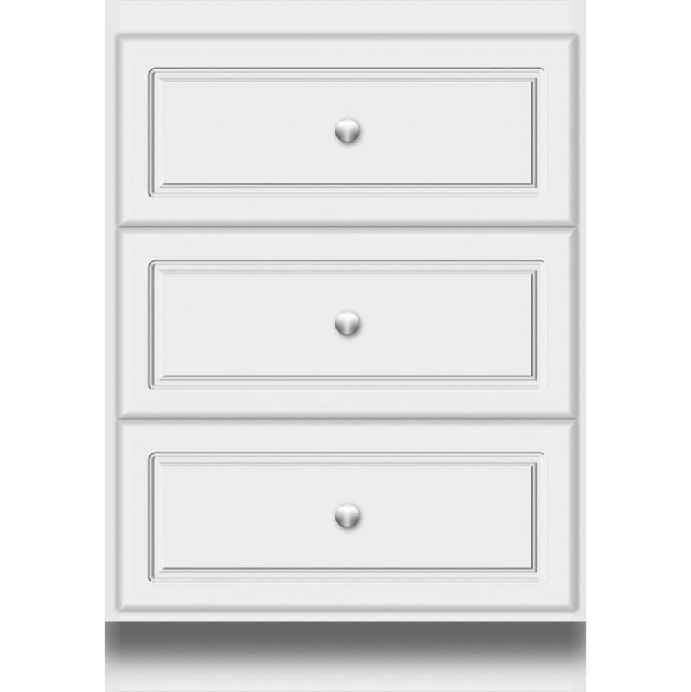 24 X 21 X 34.5 Montlake Drawer Bank Ultra Powder Grey