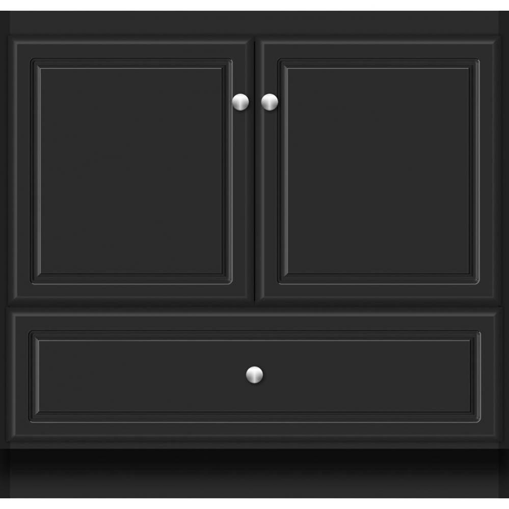 36 X 21 X 34.5 Montlake Vanity Ultra Sat Black Std