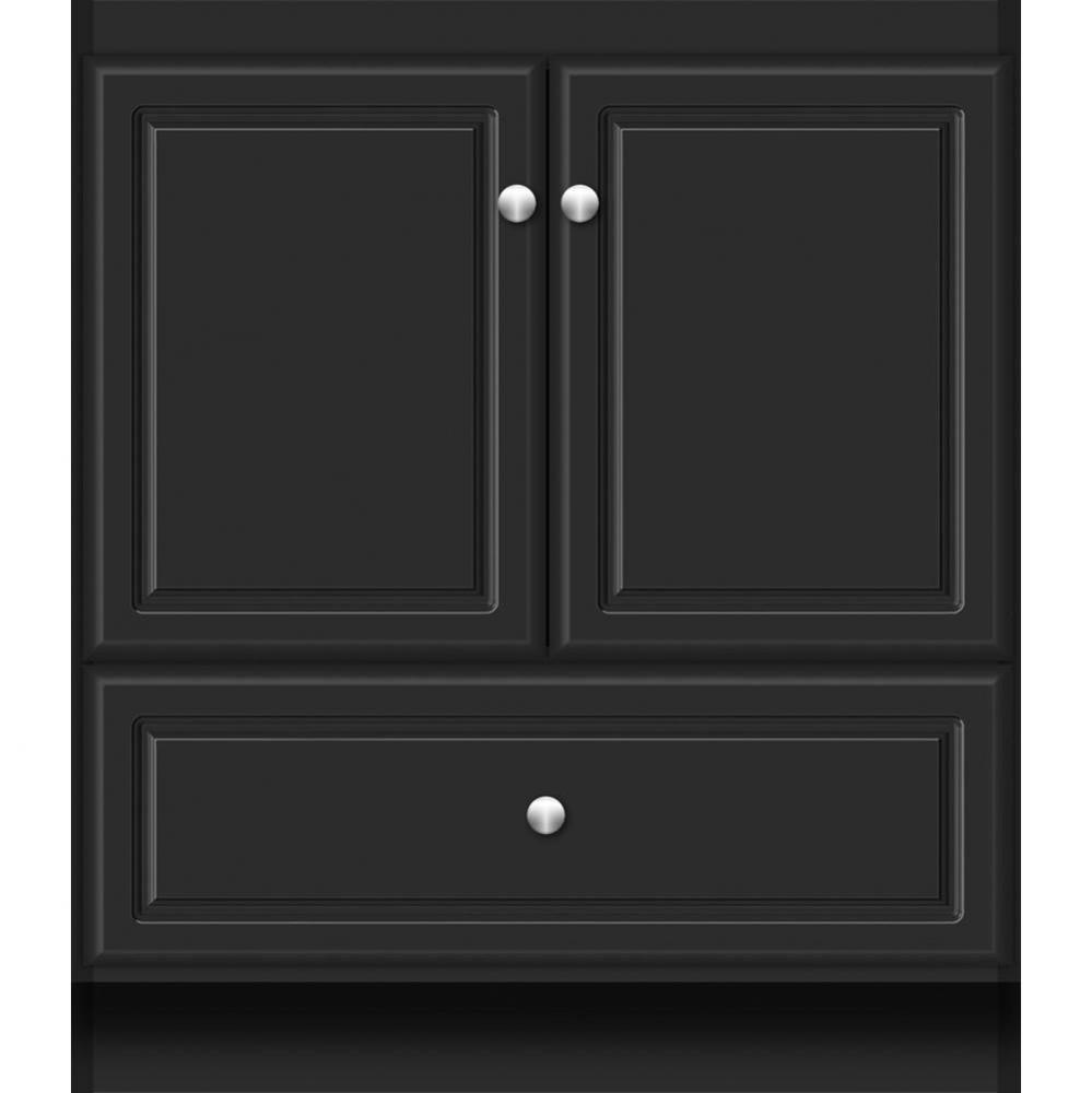 30 X 21 X 34.5 Montlake Vanity Ultra Sat Black Std