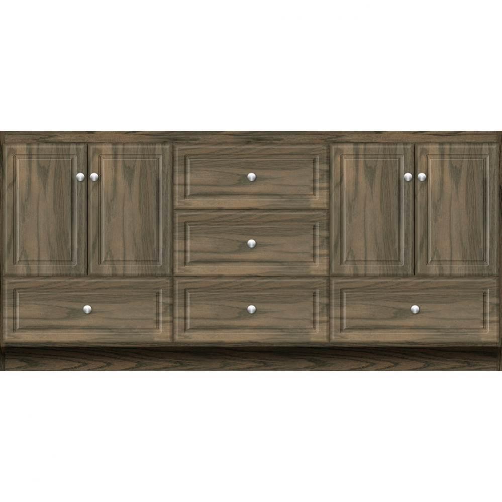72 X 18 X 34.5 Montlake Vanity Ultra Dusky Oak Db