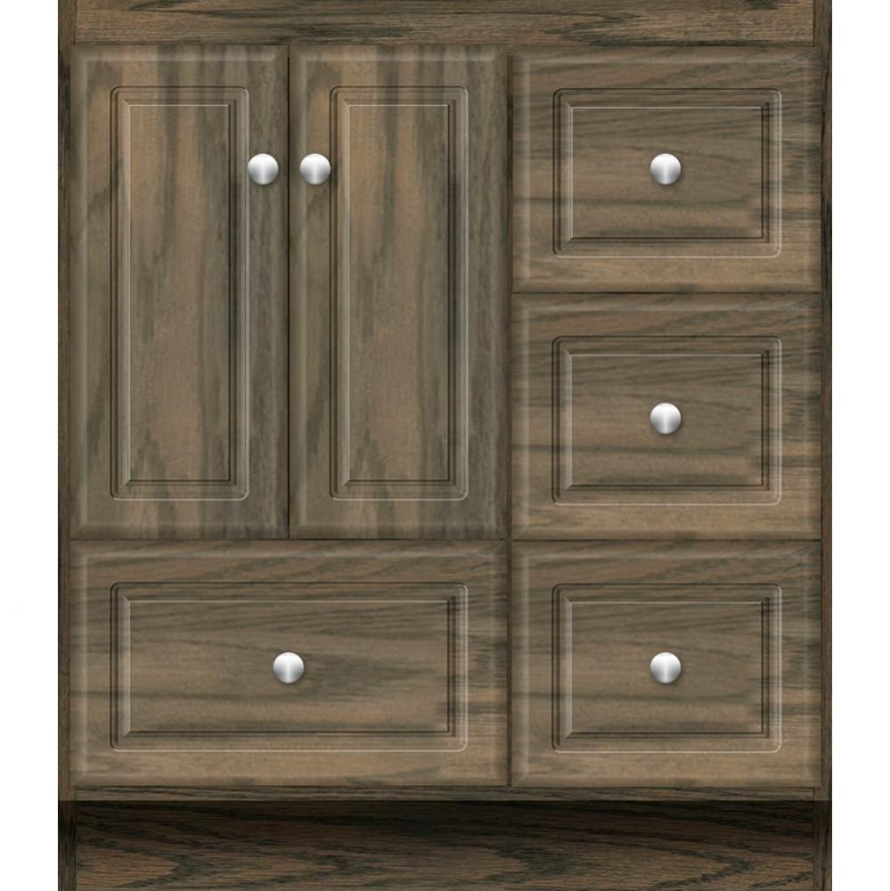 30 X 21 X 34.5 Montlake Vanity Ultra Dusky Oak Rh