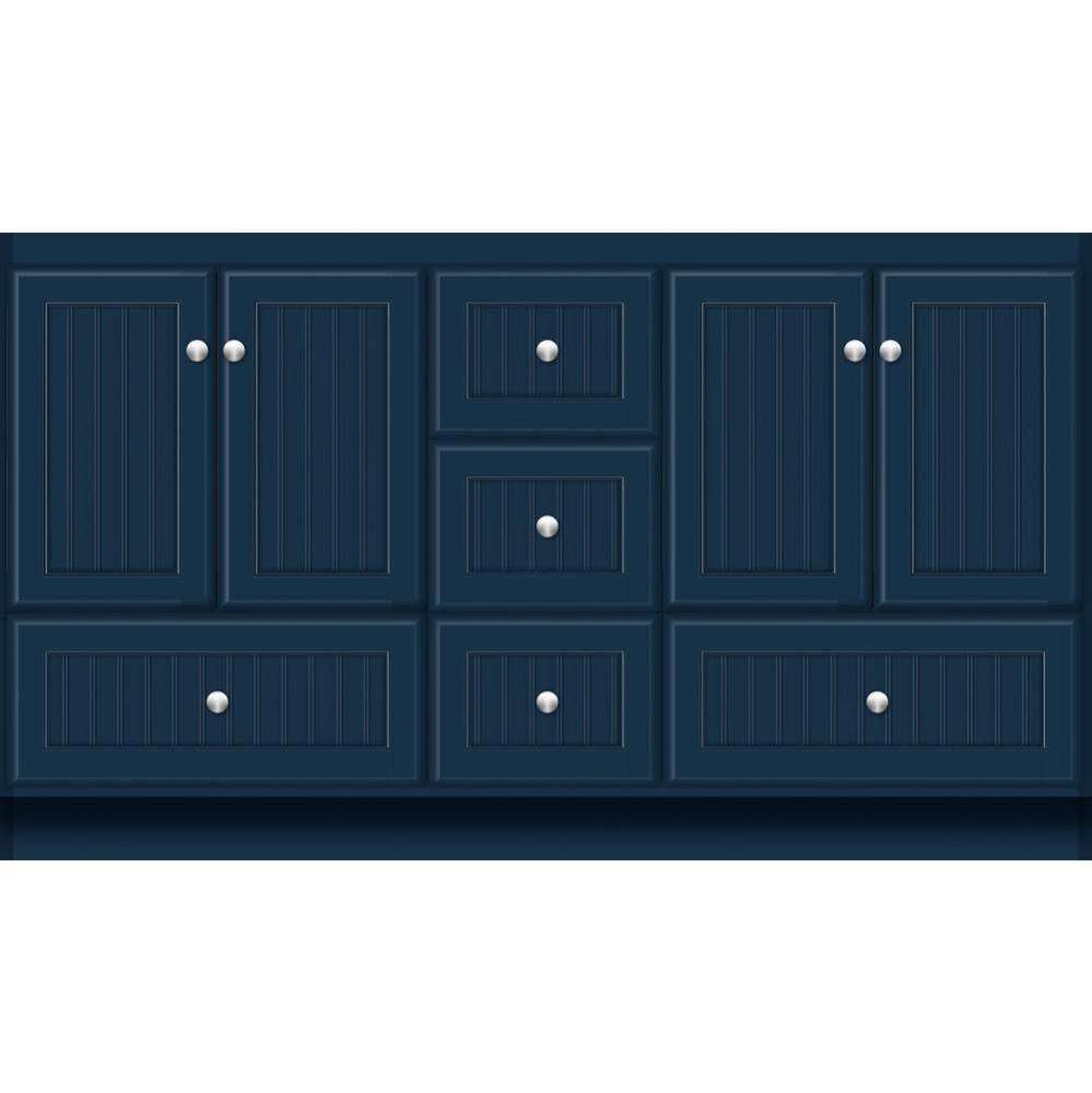 60 X 21 X 34.5 Montlake Vanity Beaded Lapis Night Db