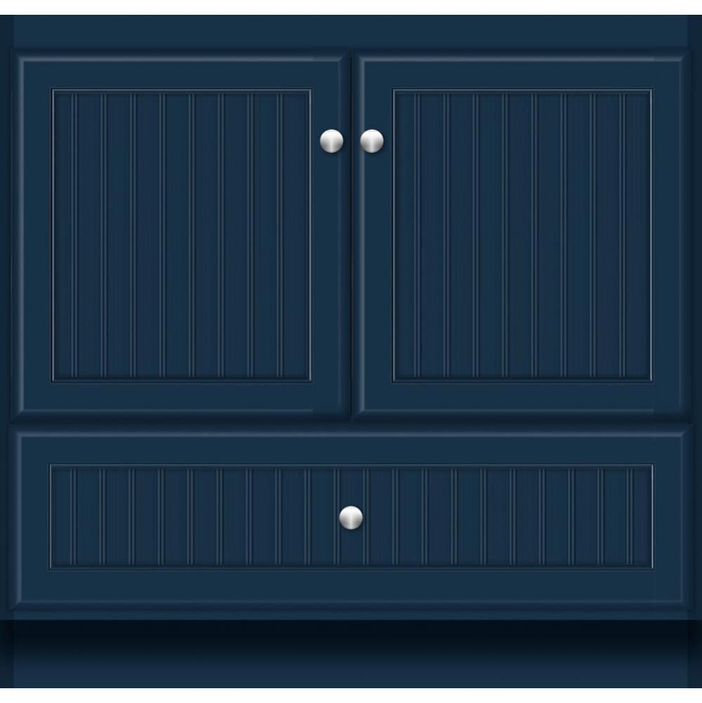 36 X 21 X 34.5 Montlake Vanity Beaded Lapis Night Std