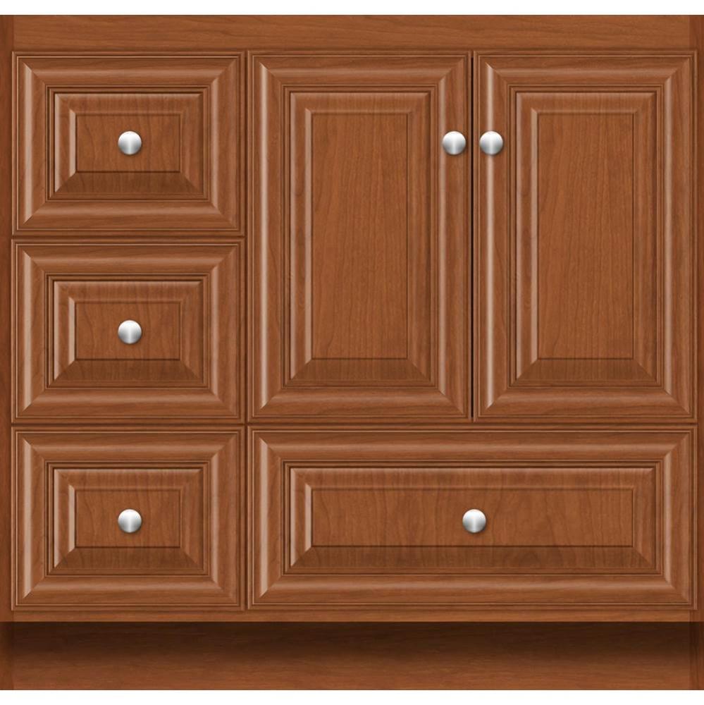 36 X 18 X 34.5 Montlake Vanity Classic Miter Cinn Cherry Lh