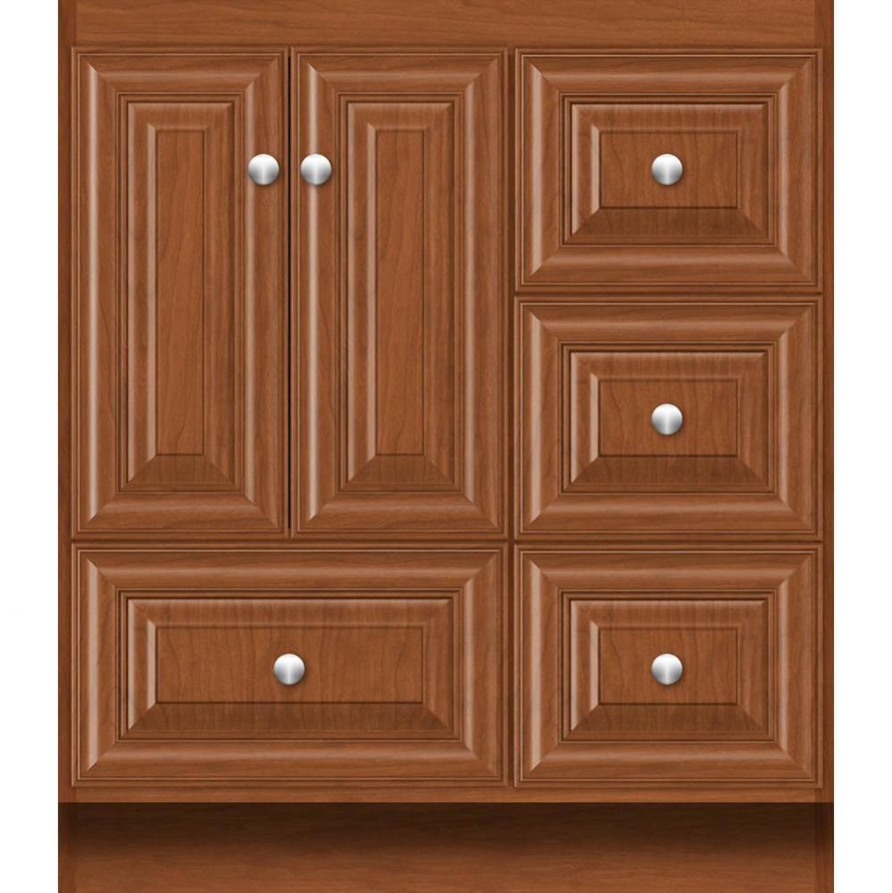 30 X 18 X 34.5 Montlake Vanity Classic Miter Cinn Cherry Rh