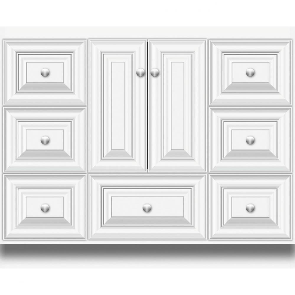 42 X 18 X 34.5 Montlake Vanity Classic Miter Sat White Sb