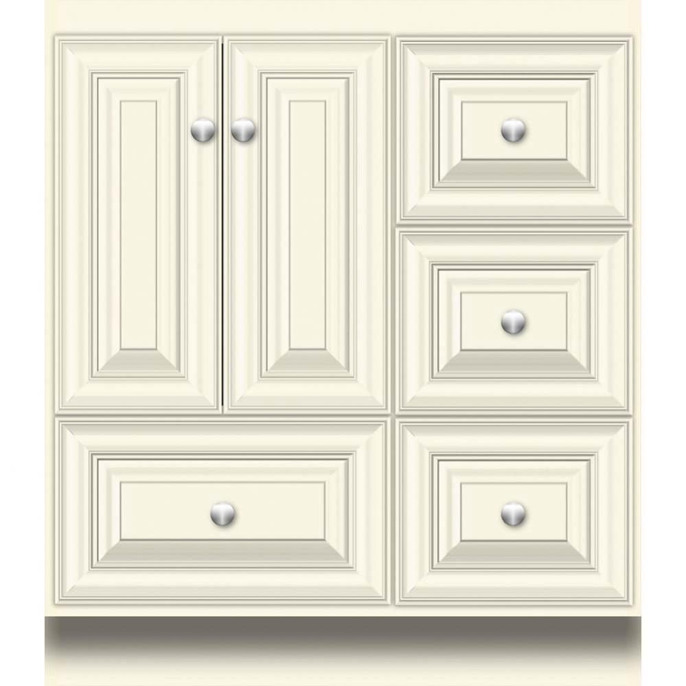 30 X 21 X 34.5 Montlake Vanity Classic Miter Sat Biscuit Rh