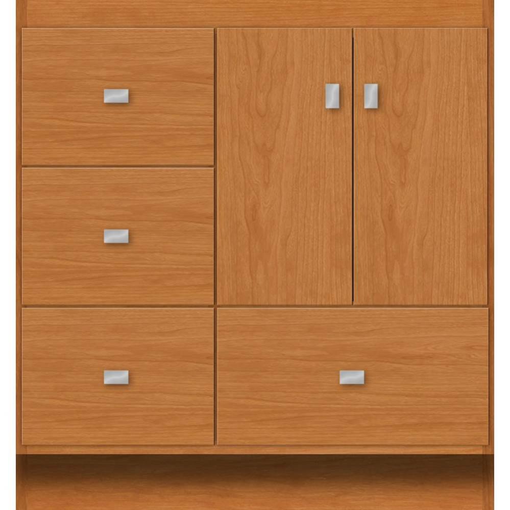 30 X 18 X 32 Montlake Vanity Slab Nat Cherry Lh
