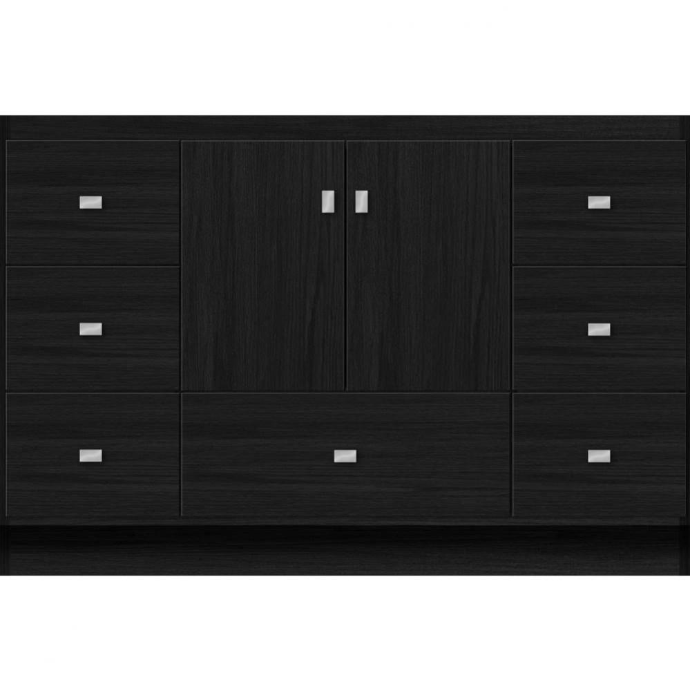 48 X 21 X 32 Montlake Vanity Slab Midnight Oak Sb