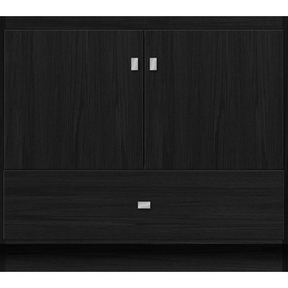 36 X 18 X 32 Montlake Vanity Slab Midnight Oak Std