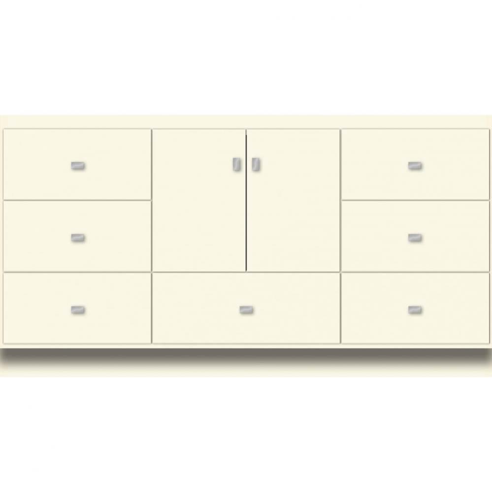 60 X 18 X 32 Montlake Vanity Slab Sat Biscuit Sb