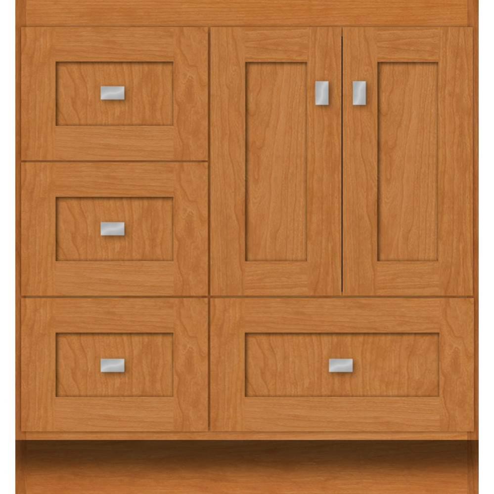 30 X 18 X 32 Montlake Vanity Shaker Nat Cherry Lh