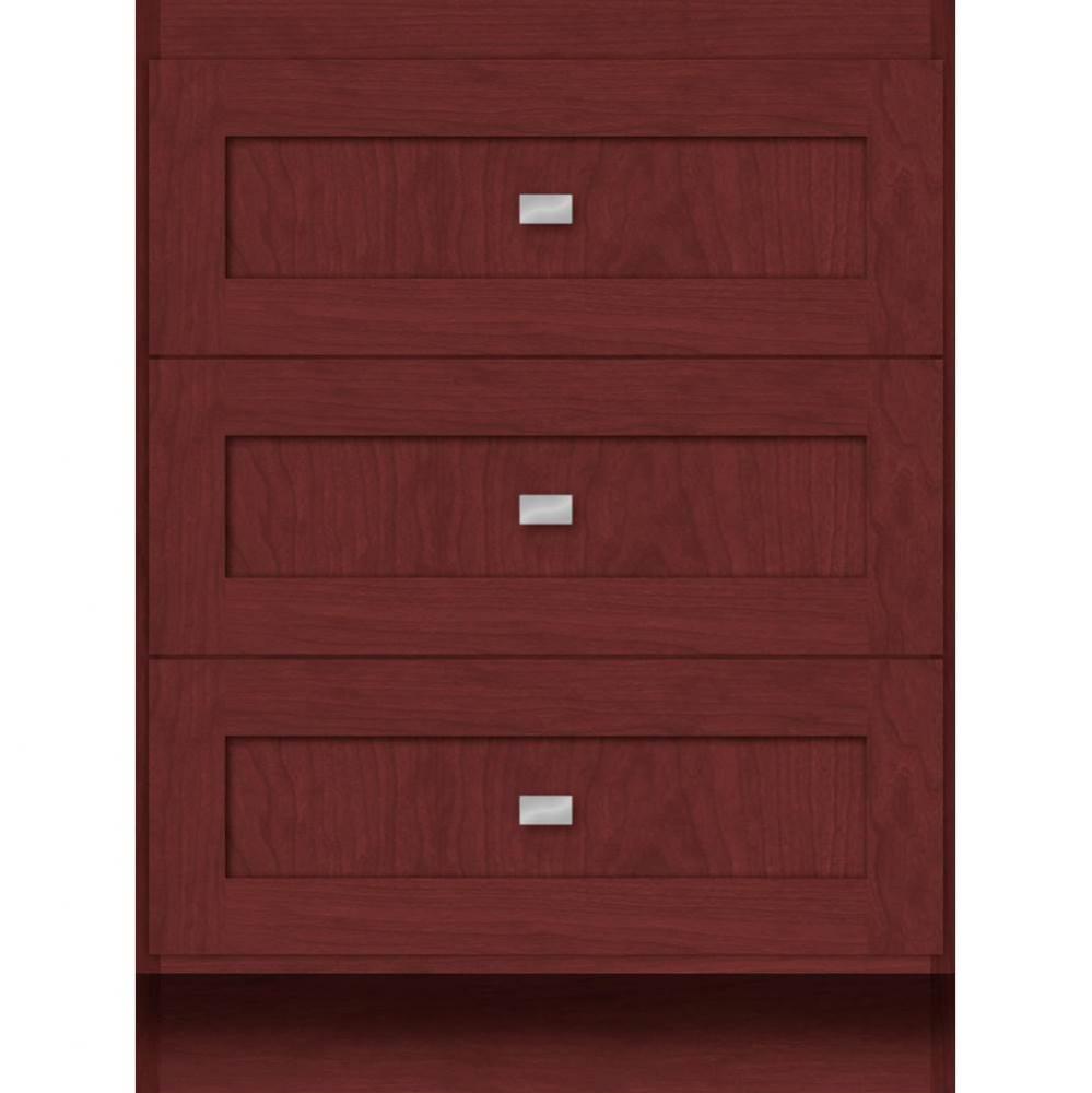 24 X 18 X 32 Montlake Drawer Bank Shaker Dk Cherry