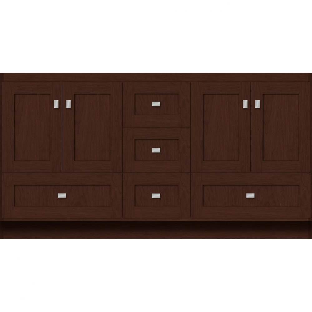 60 X 18 X 32 Montlake Vanity Shaker Choc Cherry Db