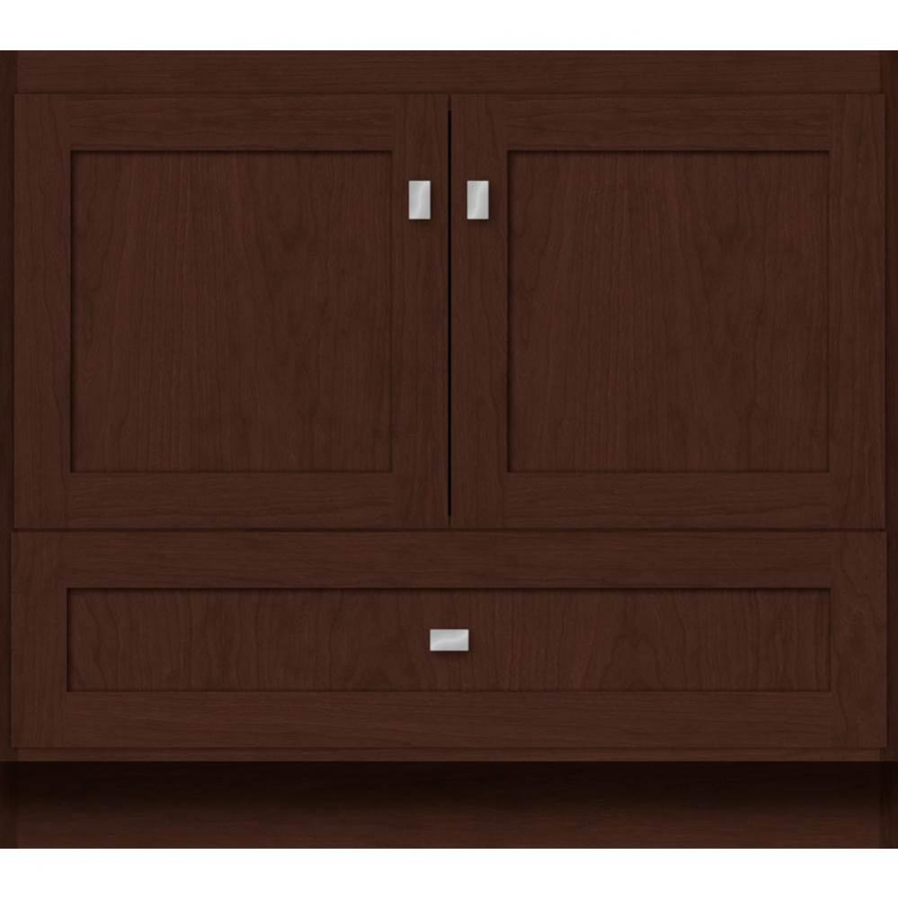 36 X 18 X 32 Montlake Vanity Shaker Choc Cherry Std