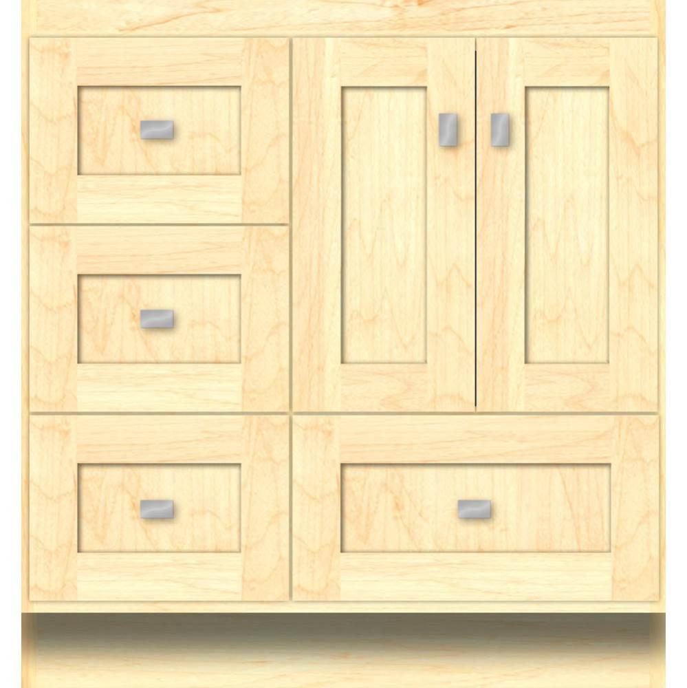 30 X 21 X 32 Montlake Vanity Shaker Nat Maple Lh