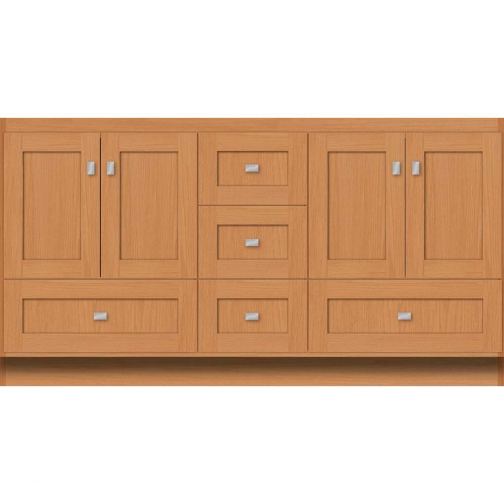 60 X 21 X 32 Montlake Vanity Shaker Nat Oak Db