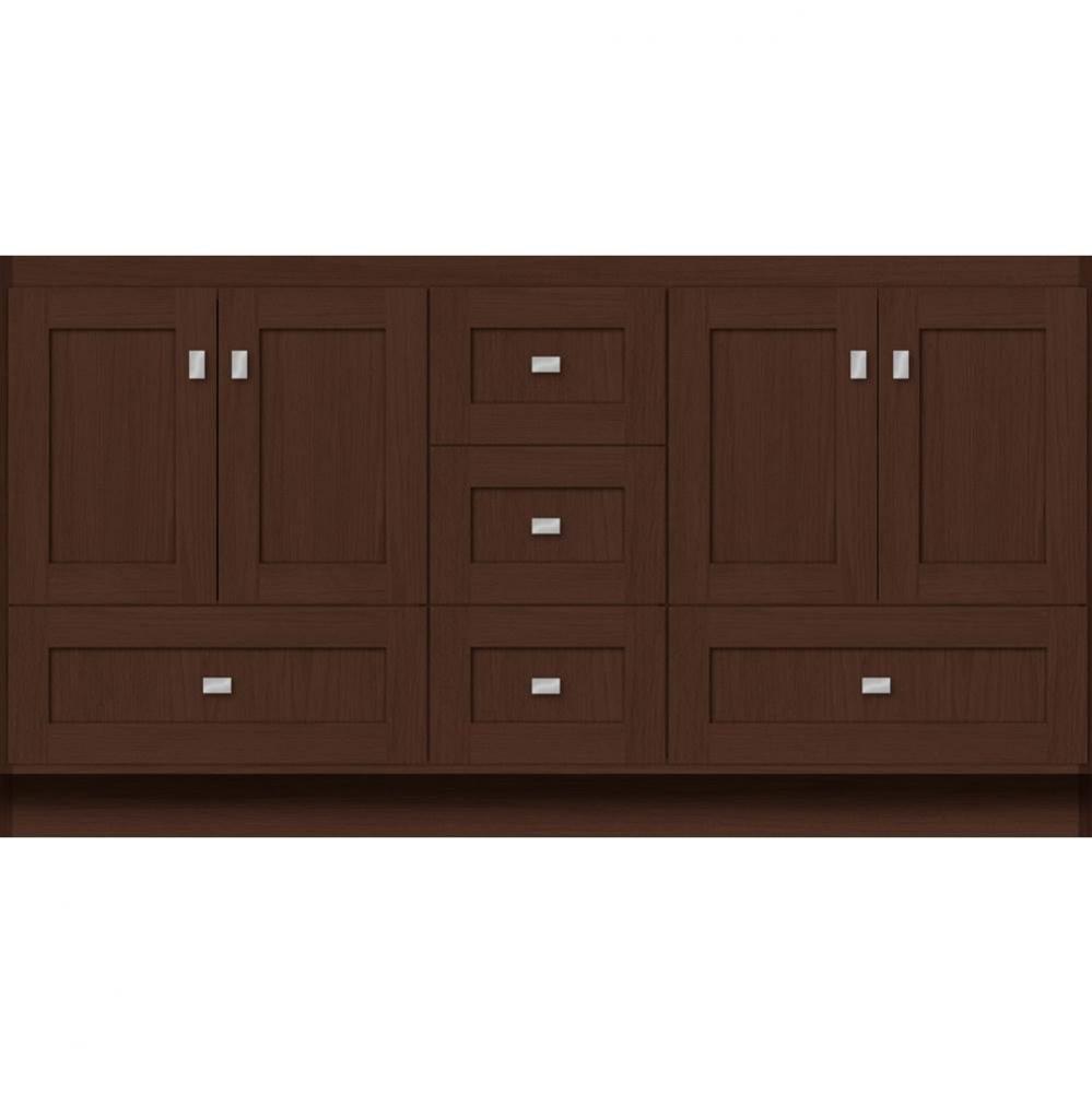 60 X 21 X 32 Montlake Vanity Shaker Choc Oak Db