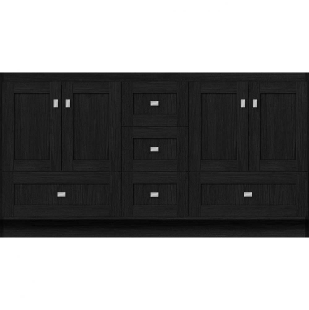 60 X 21 X 32 Montlake Vanity Shaker Midnight Oak Db