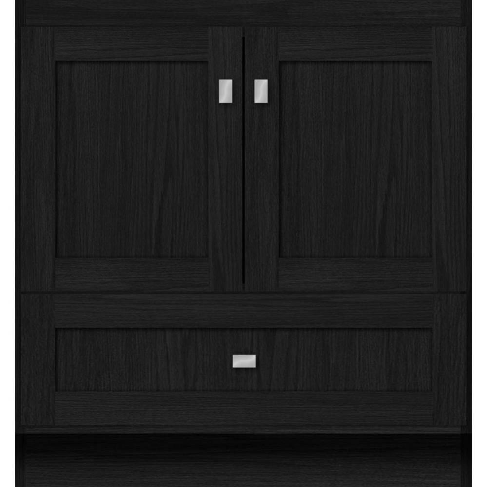 30 X 21 X 32 Montlake Vanity Shaker Midnight Oak Std