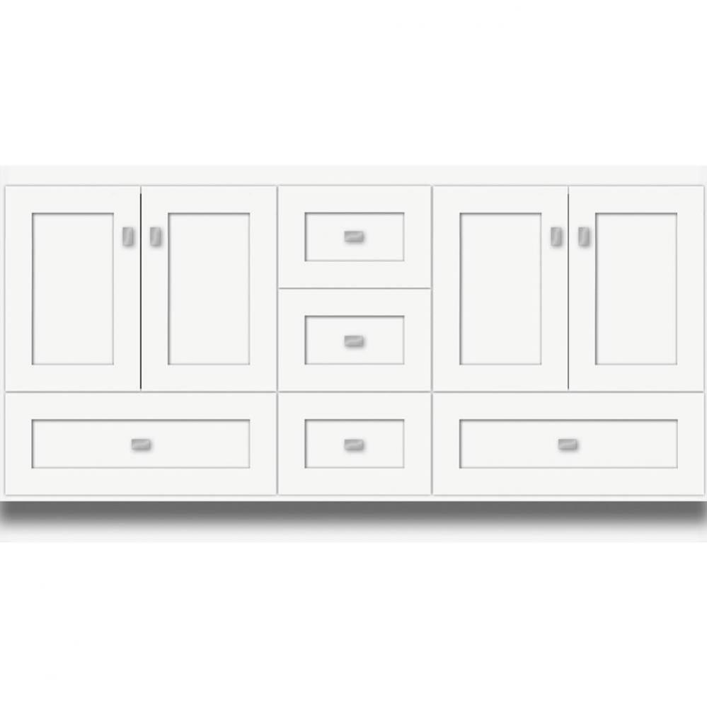 60 X 18 X 32 Montlake Vanity Shaker Sat White Db