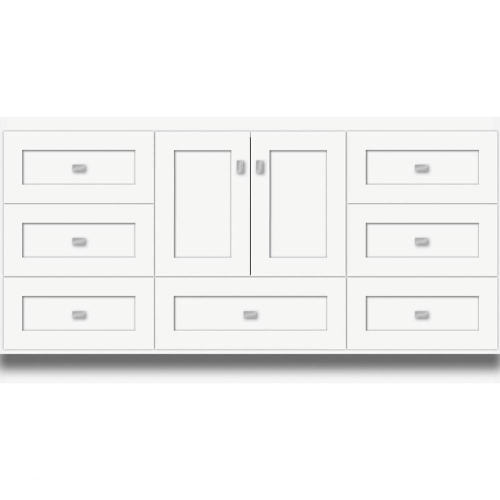 60 X 21 X 32 Montlake Vanity Shaker Sat White Sb