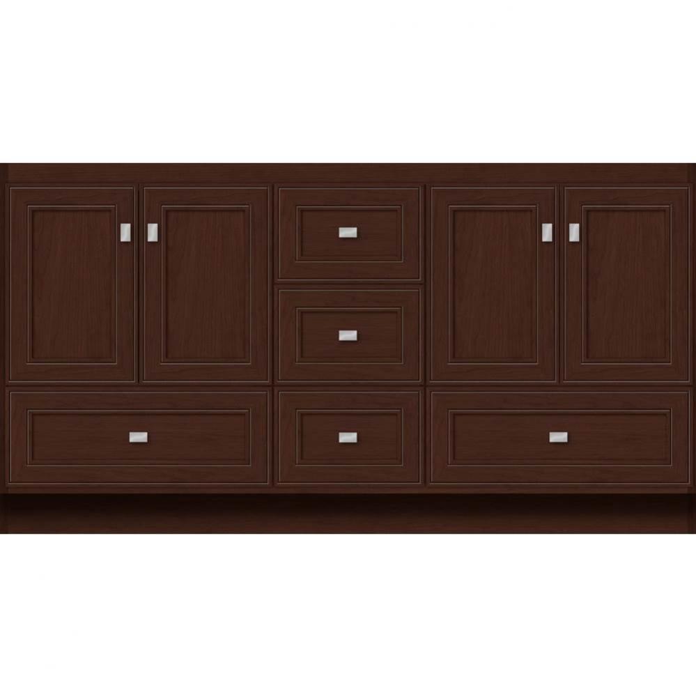 60 X 18 X 32 Montlake Vanity Deco Miter Choc Cherry Db