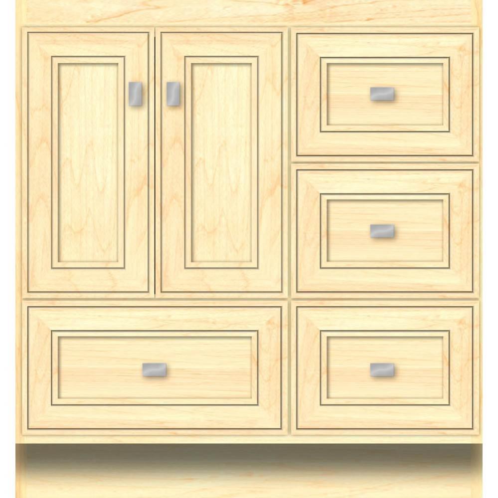 30 X 18 X 32 Montlake Vanity Deco Miter Nat Maple Rh