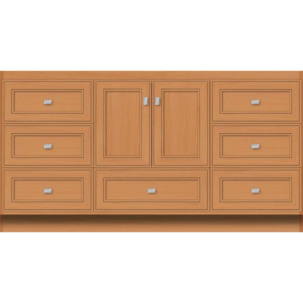 60 X 21 X 32 Montlake Vanity Deco Miter Nat Oak Sb