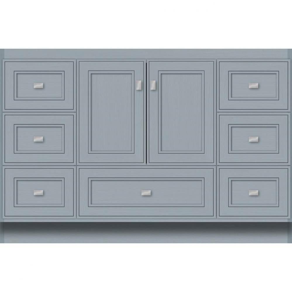 48 X 18 X 32 Montlake Vanity Deco Miter Silver Oak Sb