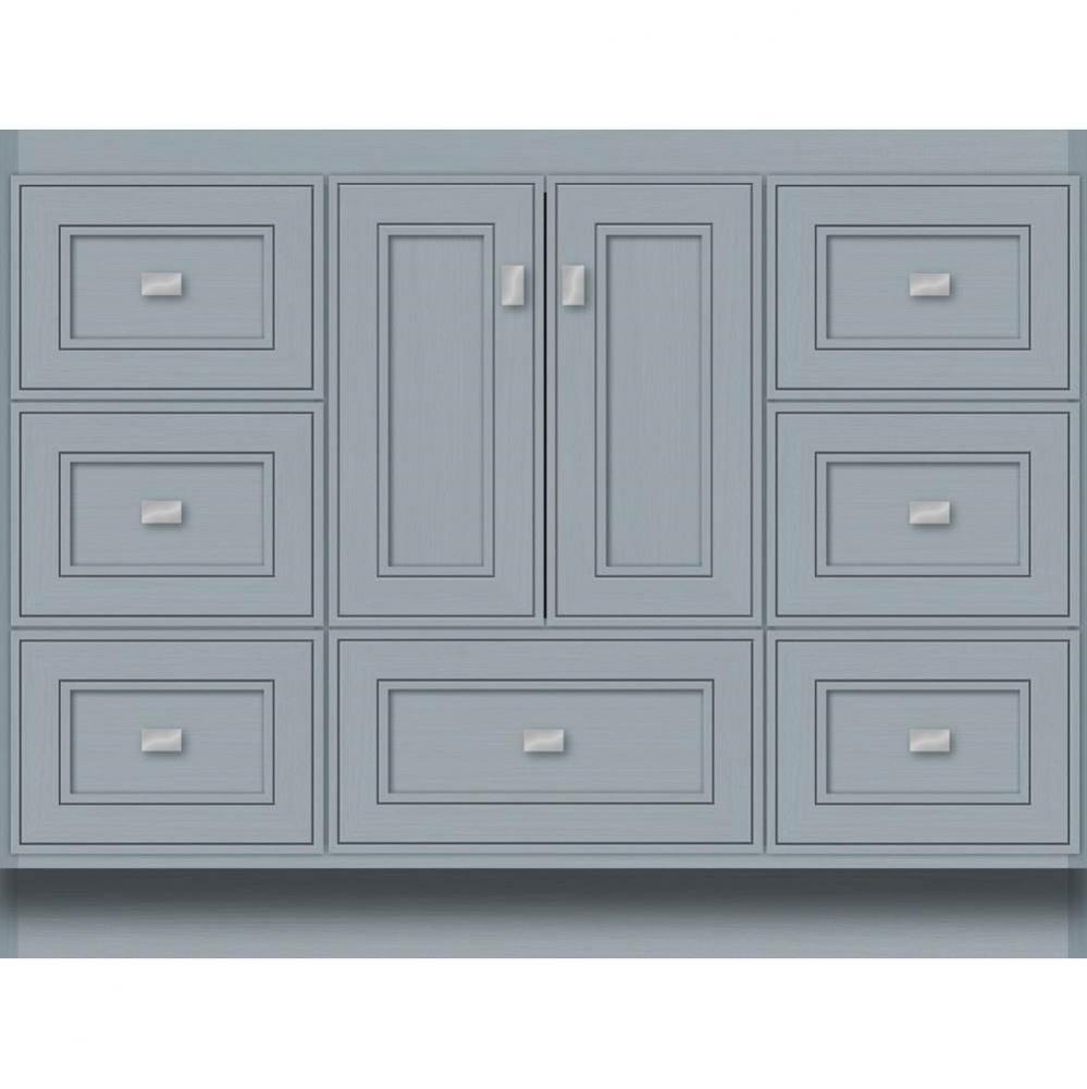 42 X 18 X 32 Montlake Vanity Deco Miter Silver Oak Sb