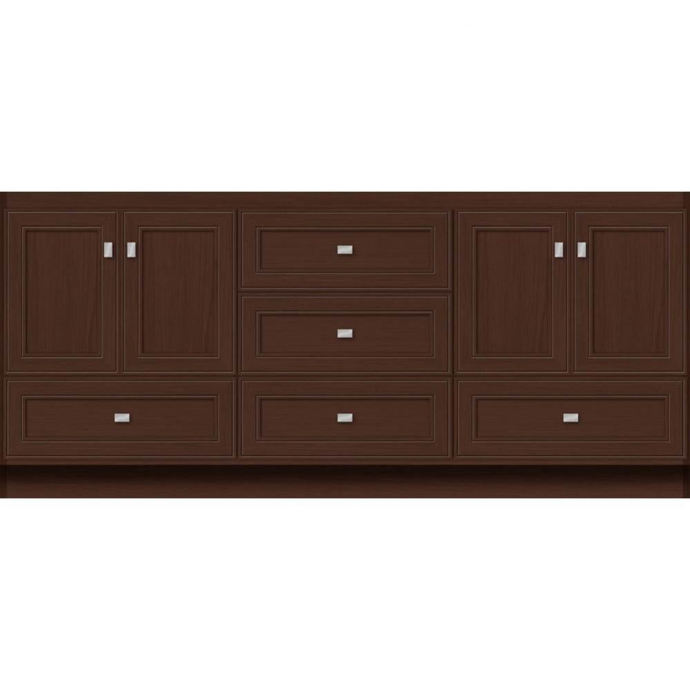 72 X 18 X 32 Montlake Vanity Deco Miter Choc Oak Db