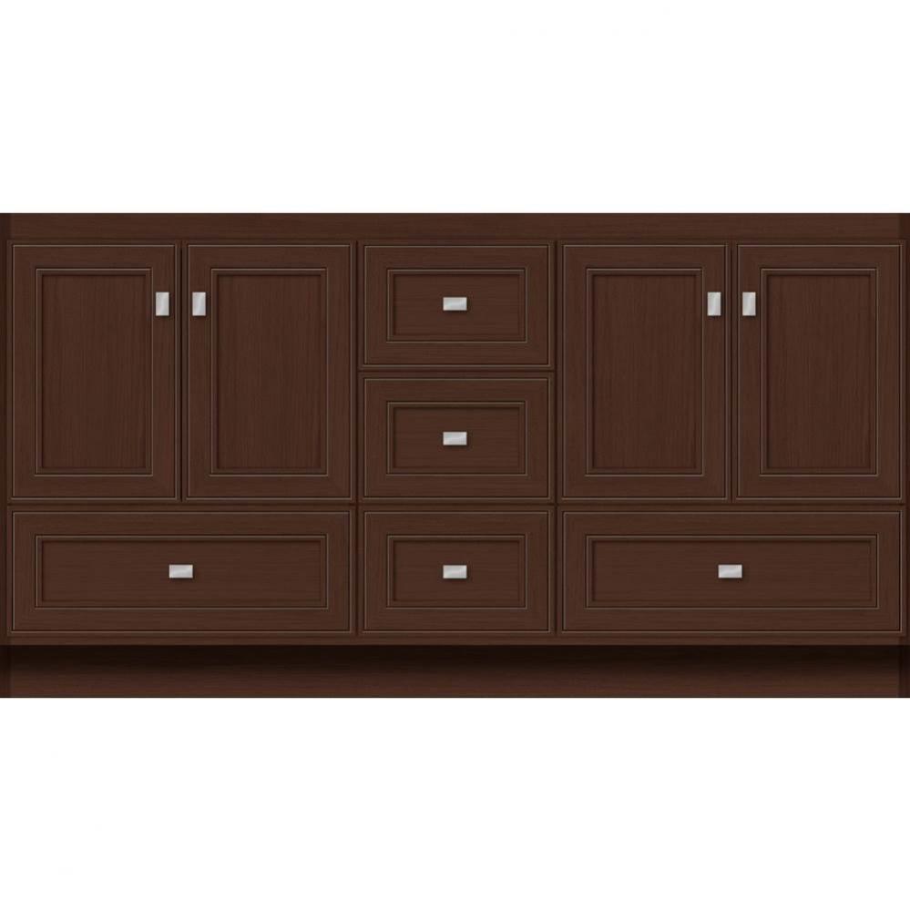 60 X 18 X 32 Montlake Vanity Deco Miter Choc Oak Db