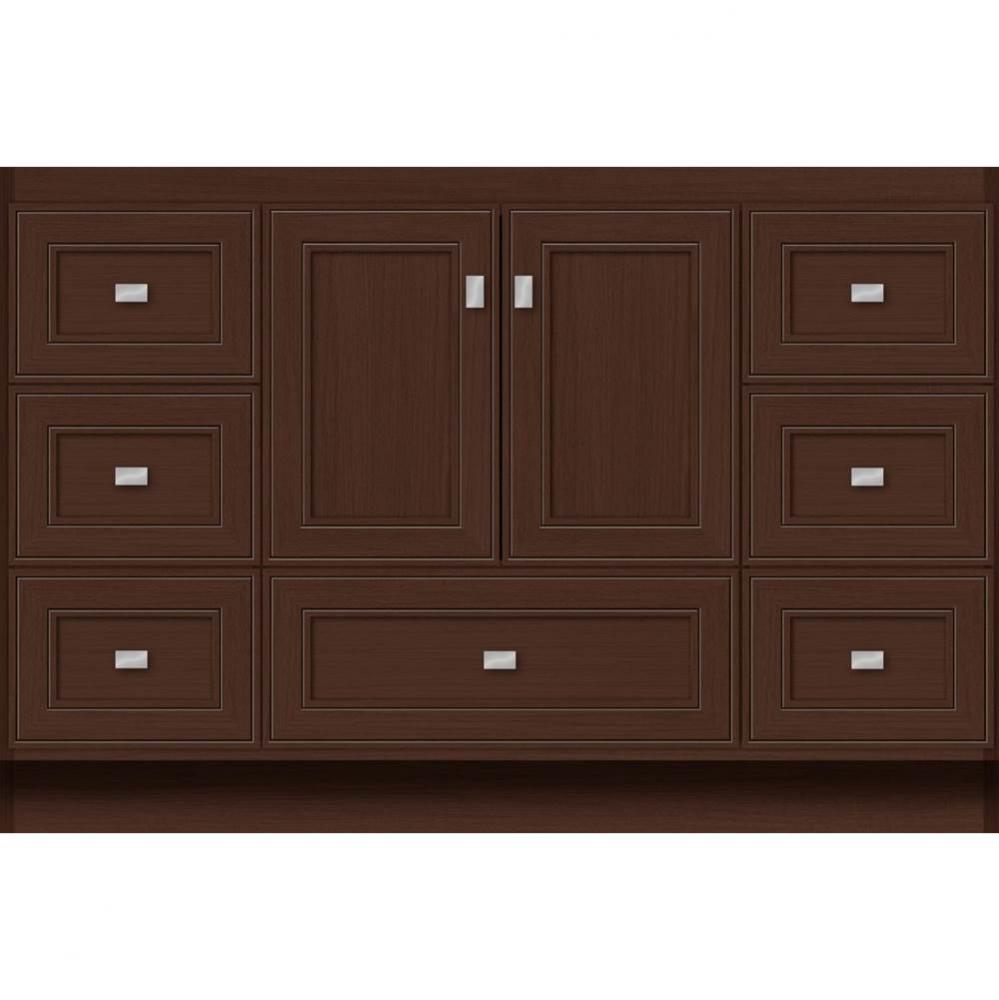 48 X 21 X 32 Montlake Vanity Deco Miter Choc Oak Sb