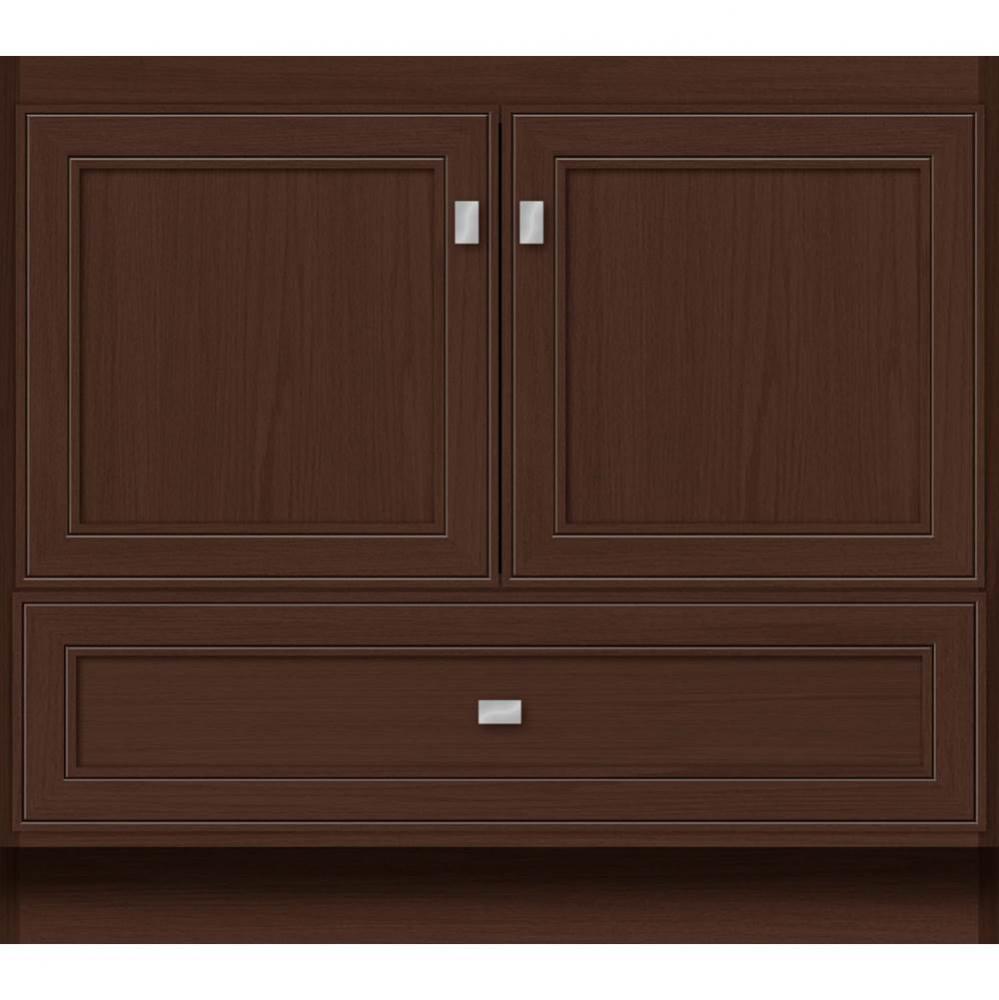 36 X 18 X 32 Montlake Vanity Deco Miter Choc Oak Std