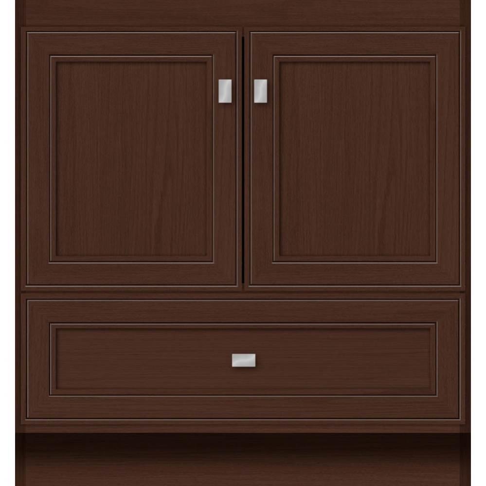 30 X 18 X 32 Montlake Vanity Deco Miter Choc Oak Std