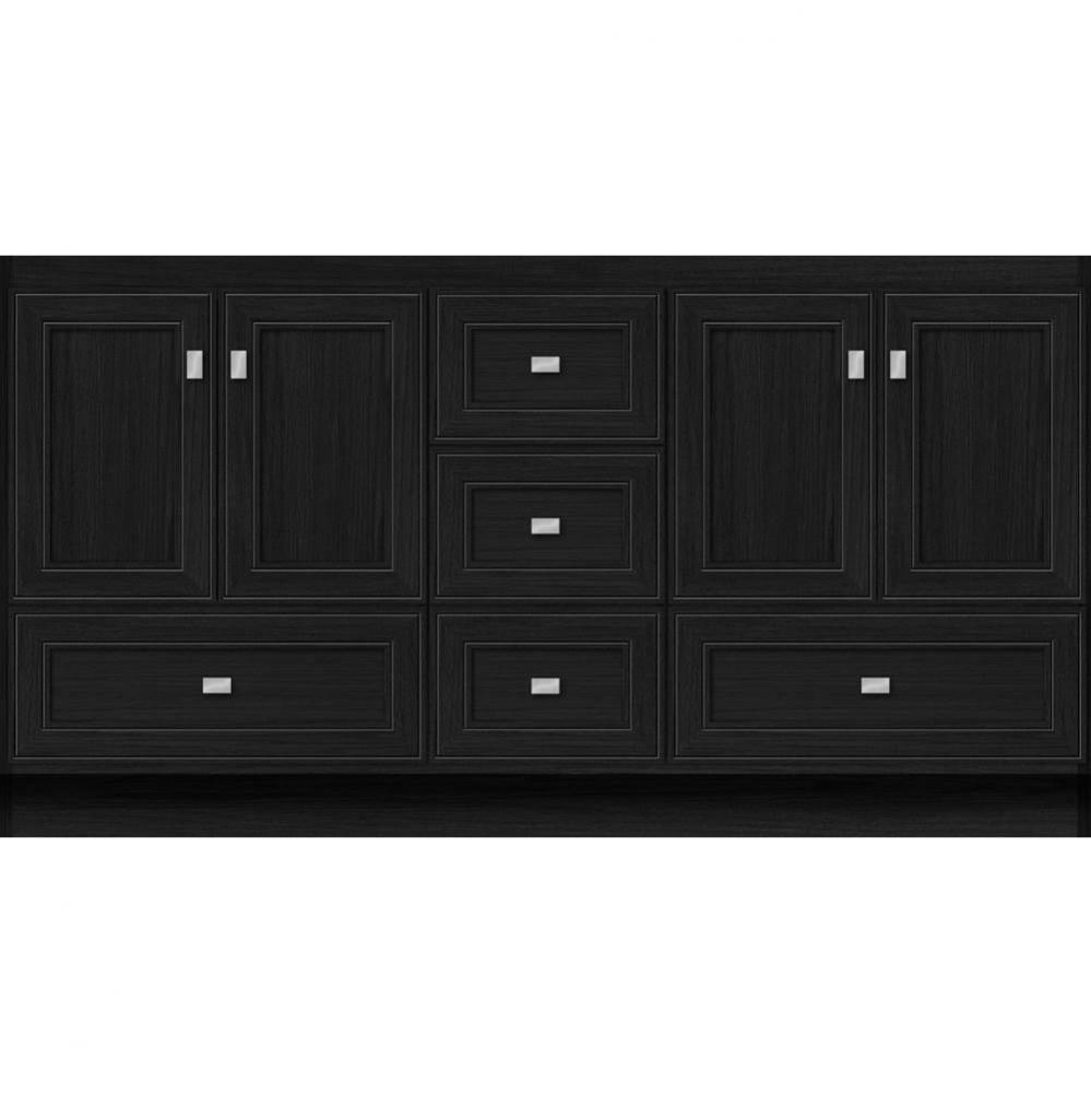 60 X 21 X 32 Montlake Vanity Deco Miter Midnight Oak Db