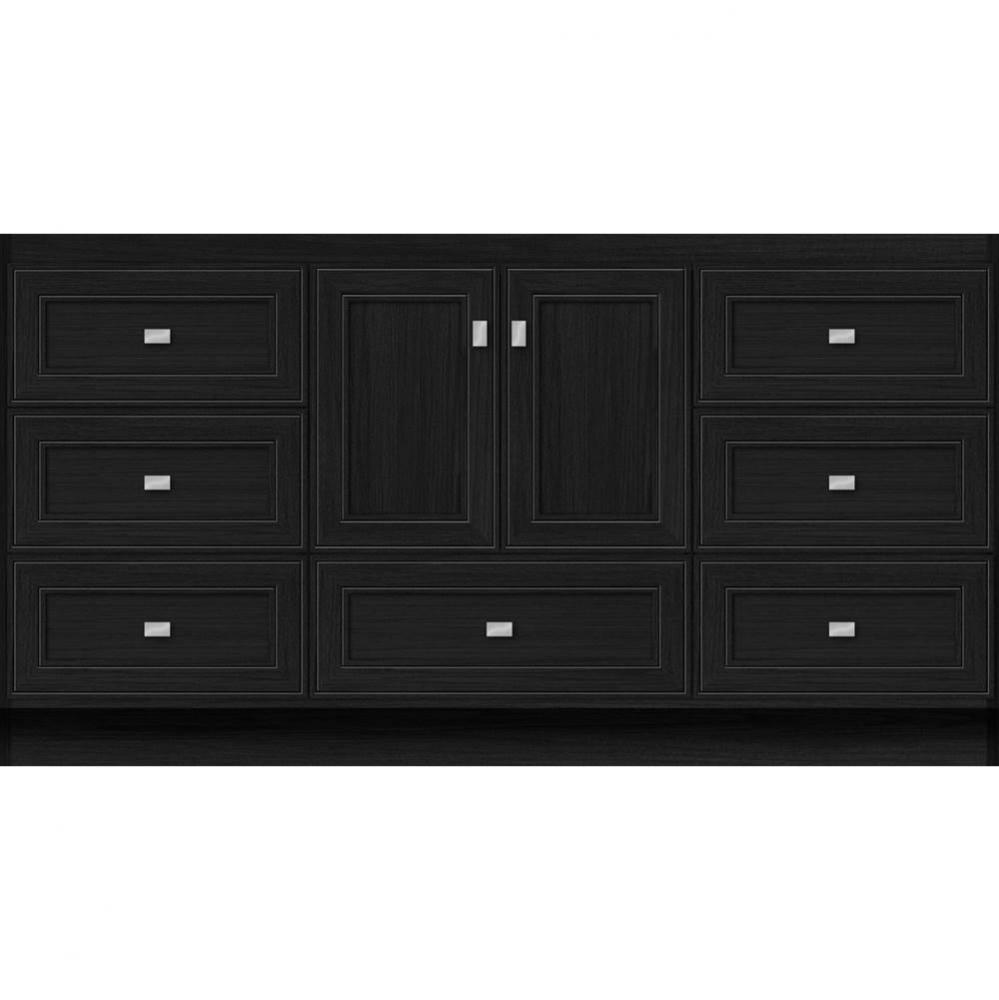 60 X 21 X 32 Montlake Vanity Deco Miter Midnight Oak Sb