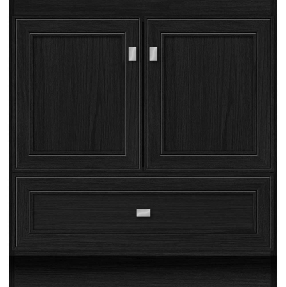 30 X 18 X 32 Montlake Vanity Deco Miter Midnight Oak Std