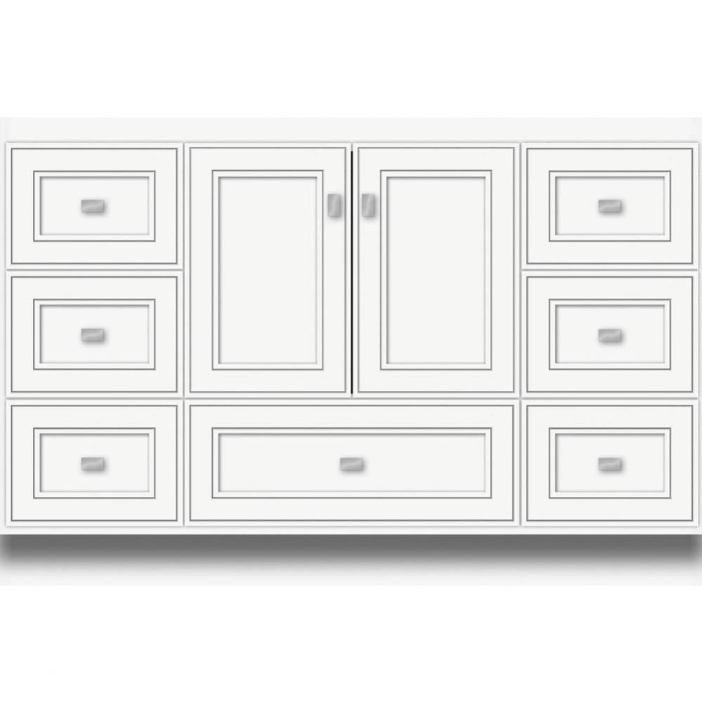 48 X 18 X 32 Montlake Vanity Deco Miter Sat White Sb