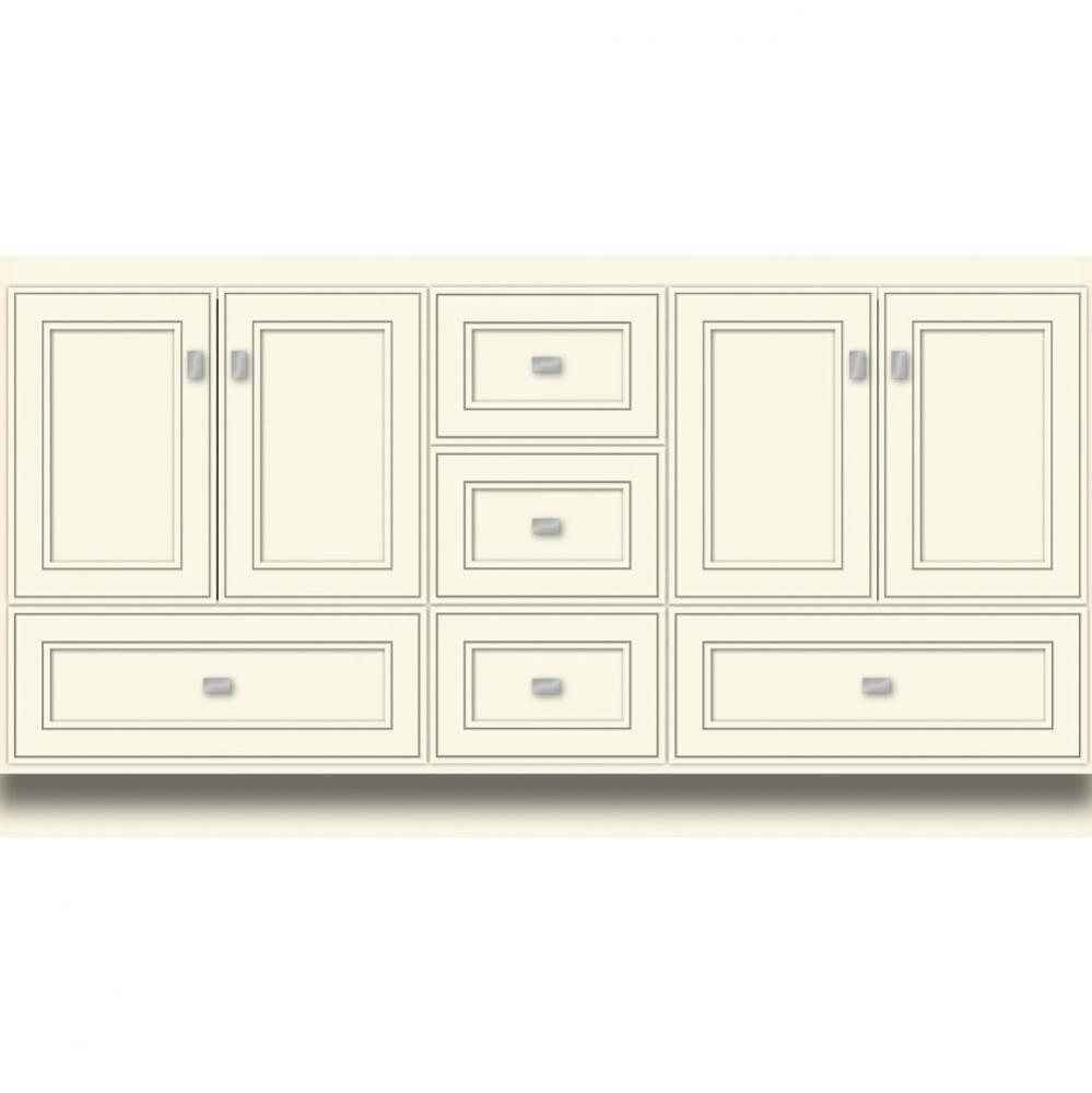 60 X 21 X 32 Montlake Vanity Deco Miter Sat Biscuit Db